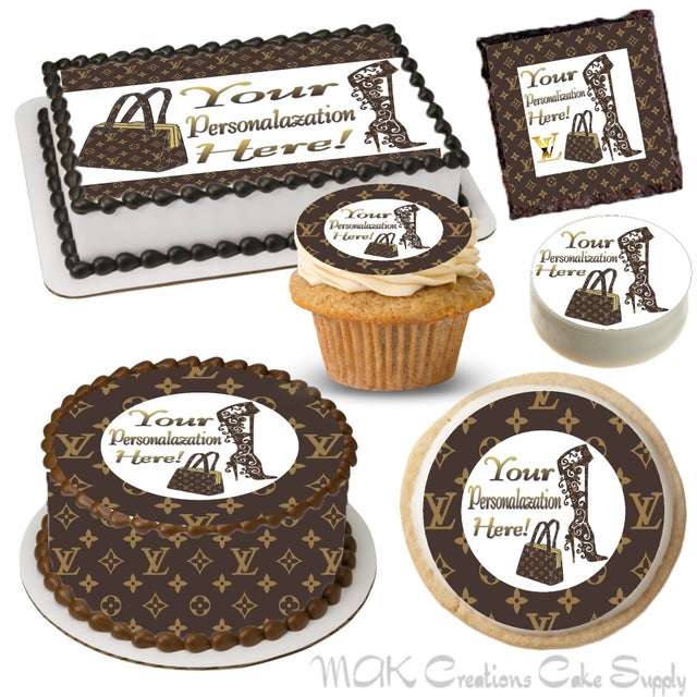 Designer Handbag Print Edible Icing Sheets Handbag Edible Cake Toppers –  Cakecery