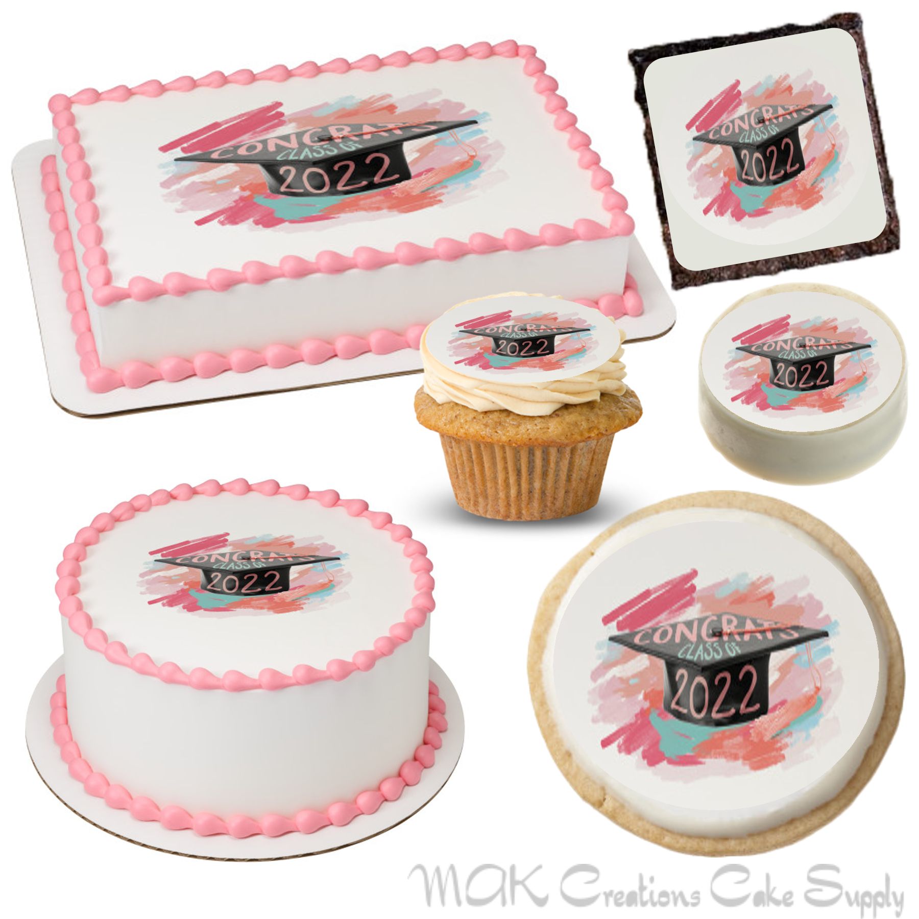Desert Graduation Cake | Byrdie Girl Custom Cakes