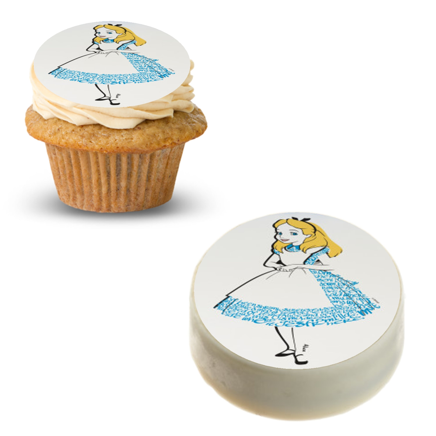 Alice In Wonderland Cake Toppers
