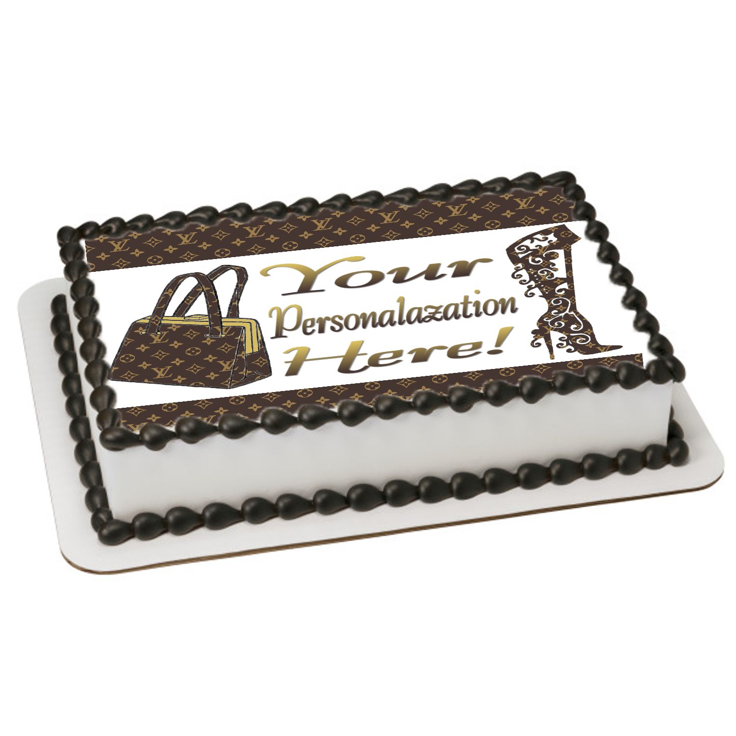 Louis Vuitton Color Edible Cake Toppers – Ediblecakeimage