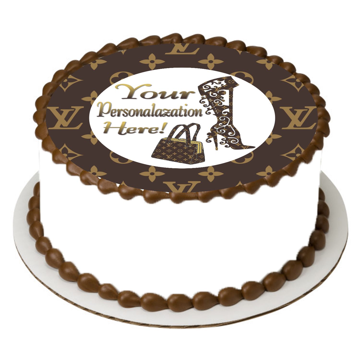 Louis Vuitton Cake Topper  Louis vuitton cake, Cake toppers, Vuitton